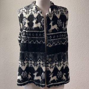 Cactus Flower Vintage Aztec Vest